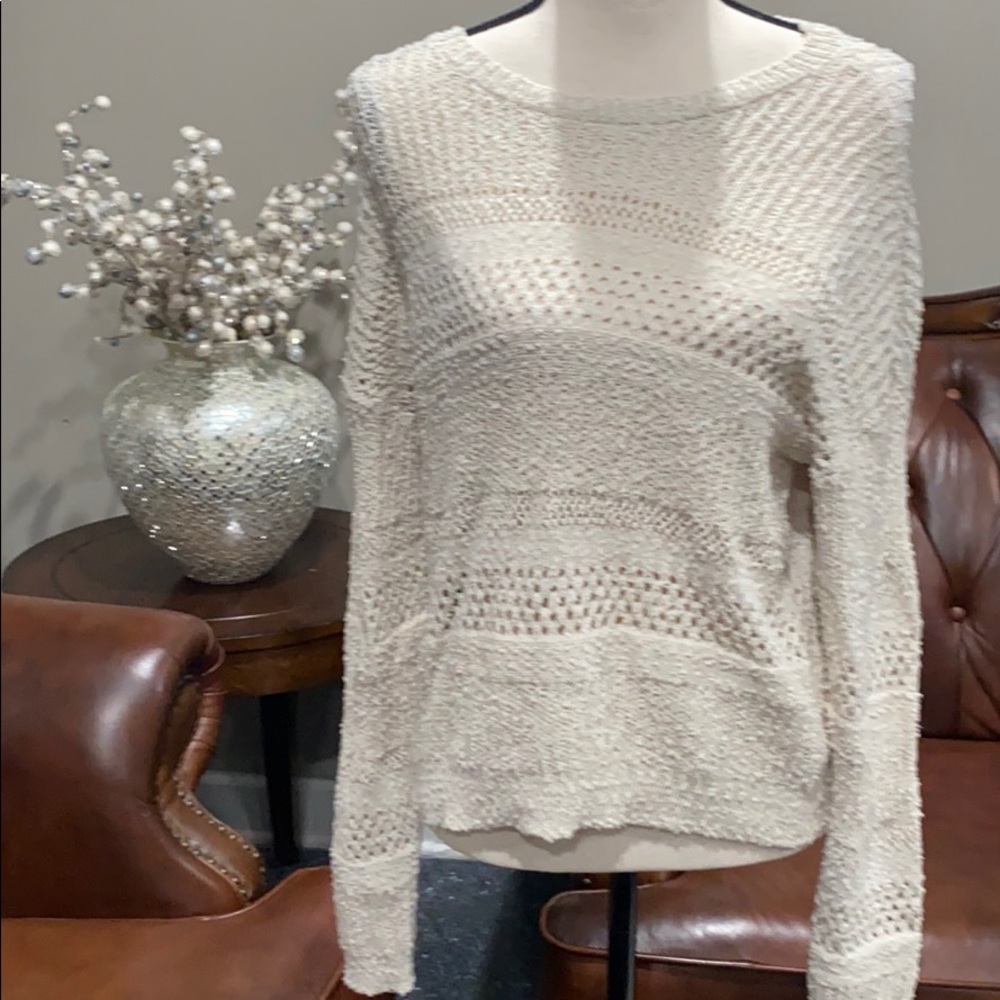Cream color,long sleeve sweater